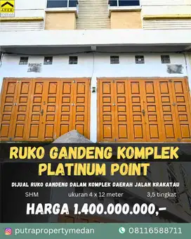 DIJUAL RUKO GANDENG DAERAH KRAKATAU