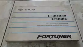 Buku Owners Manual Book Pedoman Petunjuk Toyota Fortuner 2009 sd 2011