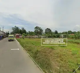 TANAH MURAH DAN STRATEGIS DI JALAN RAYA UTAMA CISEENG BOGOR