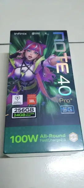 Infinix note 40 pro + 5G ram 12+12/256GB