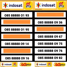 Kartu Indosat Cantik / Nomor Cantik Indosat (Tidak Bisa Cod)