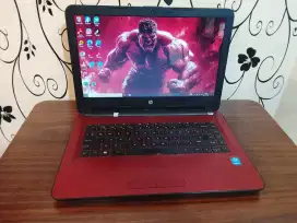 LAPTOP HP RED FERRARI MULUSS EX KANTOR CORE I3 GEN 4