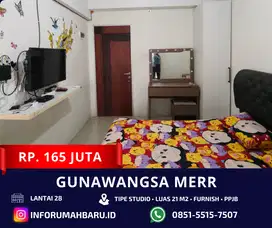 GUNAWANGSA MERR OBRAL‼️ Apartemen Studio Furnish Murah