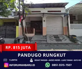 PANDUGO dekat Masjid‼️Rumah 1 Lantai Rungkut dekat MERR