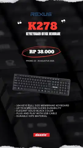 Keyboard Rexus K278