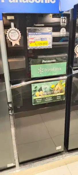 (NEW) KULKAS PANASONIC 2 PINTU 210L (KREDIT TANPA DP)