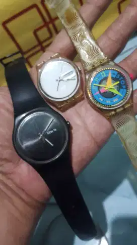 3pcs swatch matot kondisi apa adanya