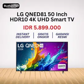 LG QNED81 MINILED 50 inch 120Hz HDR10 4K UHD Smart TV