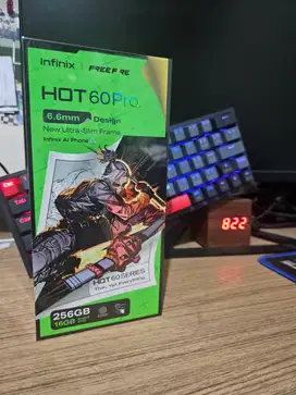BNIB Infinix Hot 60 Pro 16/256 GB Sapphire Blue Baru Segel No Repack