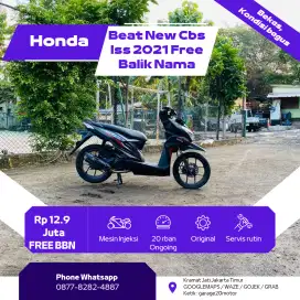Honda Beat New 110cc Pgm_Fi Free Balik nama Tahun 2021