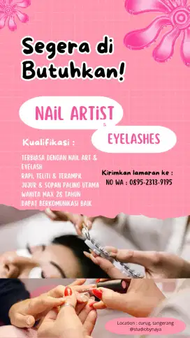 Eyelashes & nailart