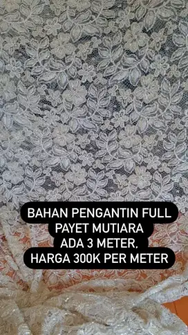 DIJUAL BAHAN PENGANTIN