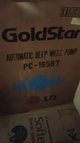 Pompa Air Sumur Dalam GoldStar LG PC-165BT – Baru Belum Dipakai