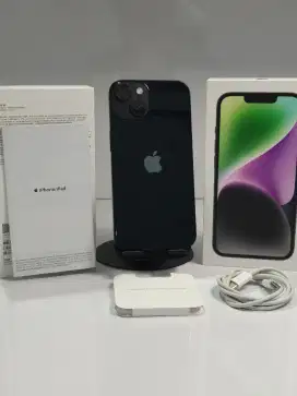 iPhone 14 128GB iBox Like New Garansi 8 Agustus 2026 - Midnight