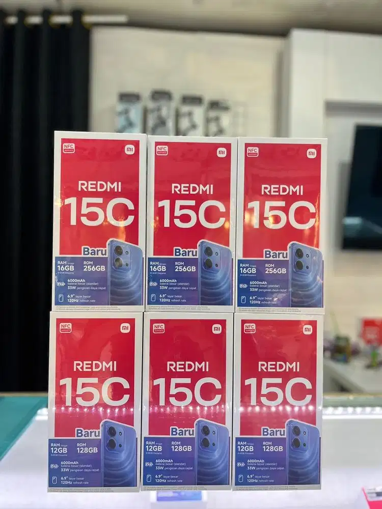 PROMO REDMI 15c RAM 6/128 & RAM 8/256 BARU,SEGEL,BERGARANSI