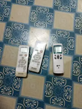 Remot ac sharp & LG tebet