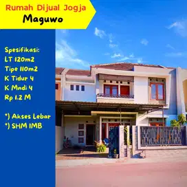 BU, Turun Harga! Rumah Pinggir Aspal Jl Cupuwatu Hanya 1 Menit Jl Solo