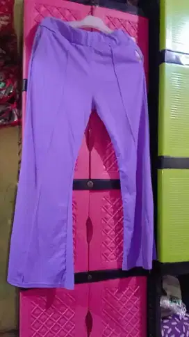 Celana cutbray Lilac