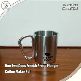 CANGKIR KOPI STAINLESS STEEL BISA DIGANTUNGIN DI TAS