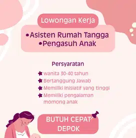 Di Cari cepat momong  bayi dan ART