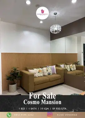 Jual Apartemen Cosmo Mansion Thamrin City 1 Bedroom Furnished
