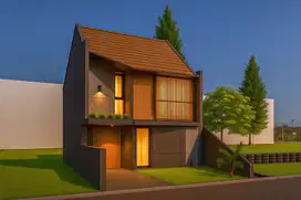 Dekat Kampus UII, Rumah Jogja  Model Tropis di Jl. Kaliurang Km. 12