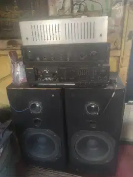 Tape deck satu set
