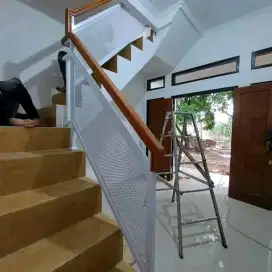 Pintu pagar & reling tangga laser cotting berkualitas