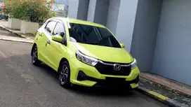 [ ODO ANTIK 5RB ] Honda Brio E CVT AT Facelift Kuning 2023/2024