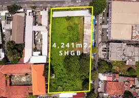 Jual Tanah Strategis di Senen Luas 4.200m² SHGB