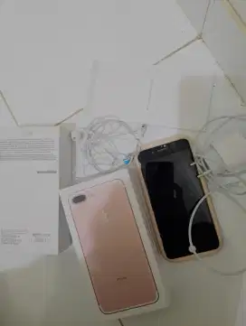 Iphone 7 Plus Ori Inter 128 GB Pink Fullset+Surat2