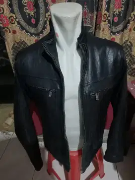 Jaket kulit asli import
