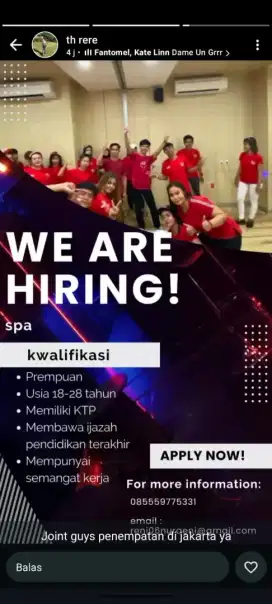 Loker Spa jakarta barat