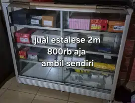 Jual estalase 2 meter