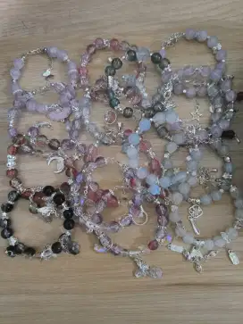 Gelang Kawat Manik adjustable