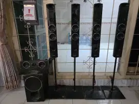 Speaker SHARP 4+1warna hitam