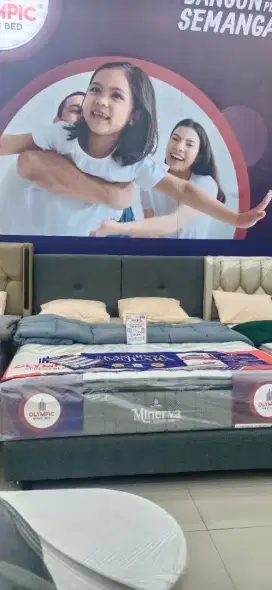 Cicilan 0% Springbed Minerva DV + HB Alita 160x200 dengan Home Credit