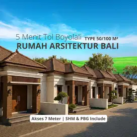 Dekat RS Indriati Boyolali, Hunian Tenang Desain Bali di Mojosongo