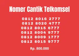 Nomor cantik Telkomsel