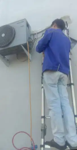 Cuci servis bongkar pasang AC servis AC  mati total mesin cuci kulkas