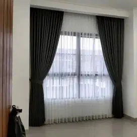 Jual & Pasang Gorden Vitrase Wallpaper Roller Blinds Korden Gordeng