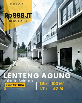 DI JUAL RUMAH BARU DI JAGAKARSA JAKSEL