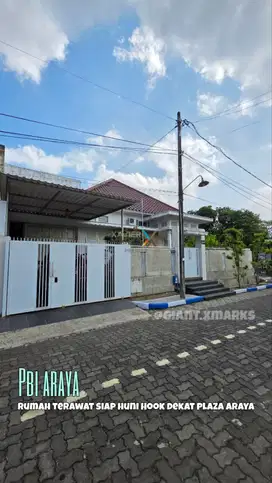 Rumah modern minimalis siap huni di PBI Araya Malang