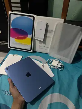 iPad Gen 11 Blue 128gb Wifi Only iBox PA/A Garansi ON NEGO