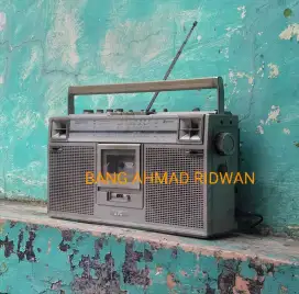 FM radio tape kaset pita antik jadul kuno tua klasik boombox JVC