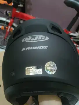 HELM NJS KRONOZ XL - BLACK DOFF