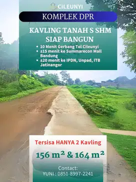 2 KAVLING EKSKLUSIF SHM SIAP HUNI DI CILEUNYI – LOKASI PRESTISIUS