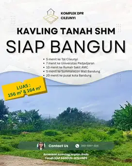 KAVLING PREMIUM TERAKHIR DI CILEUNYI – SHM LEGALITAS AMAN