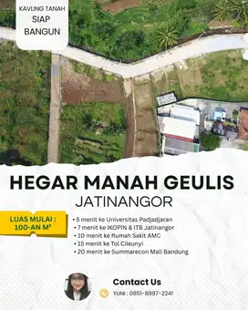 KAVLING KOST EKSKLUSIF JATINANGOR – SIAP BANGUN, LOKASI ELIT