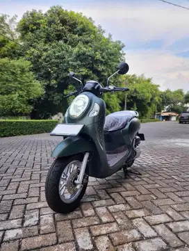 KM 200‼️ HONDA SCOOPY KEYLESS STYLISH GREEN TH 2024